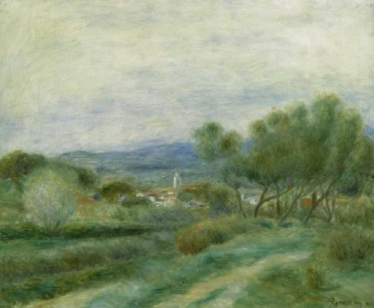 Paysage vert (La Seyne) - Pierre-Auguste Renoir