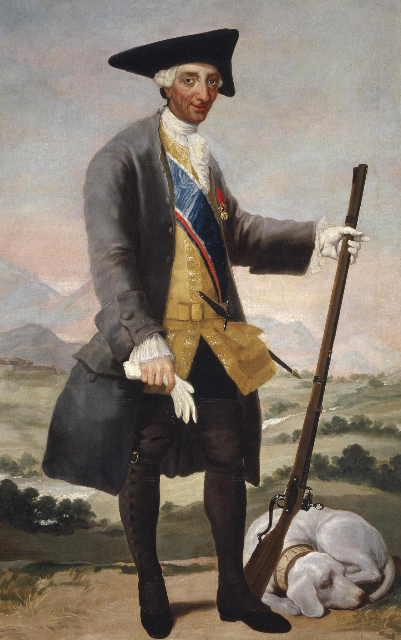 Le roi Charles III en chasseur - Francisco de Goya