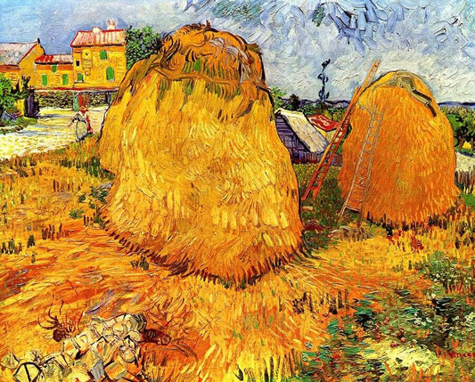 Les meules de foin en Provence - Van Gogh