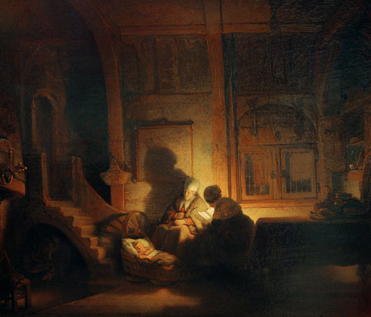 La Sainte Famille - Rembrandt van Rijn