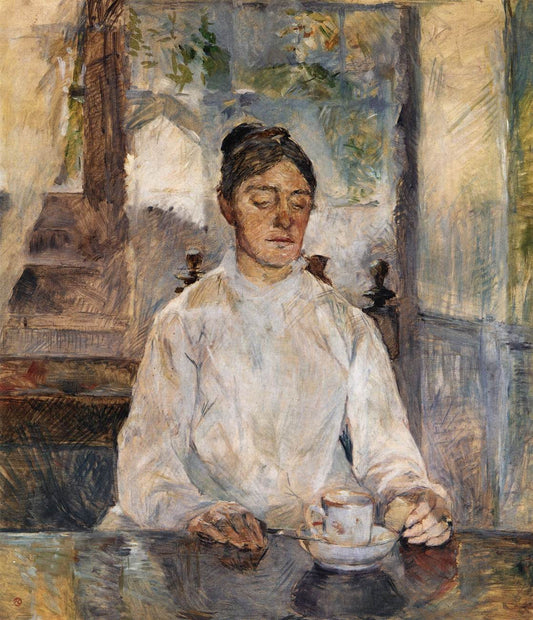 Mère au petit-déjeuner - Toulouse Lautrec