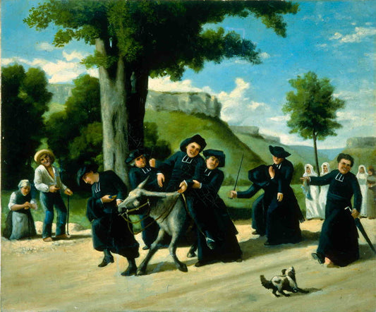 Le retour de la conférence - Gustave Courbet