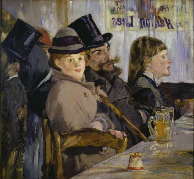 Dans le café - Edouard Manet