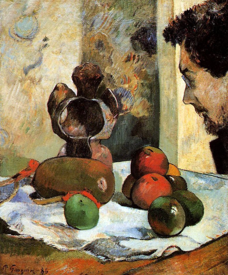 Nature morte avec le profil des Charles Laval - Paul Gauguin