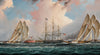 Régate du port de New York - James E. Buttersworth