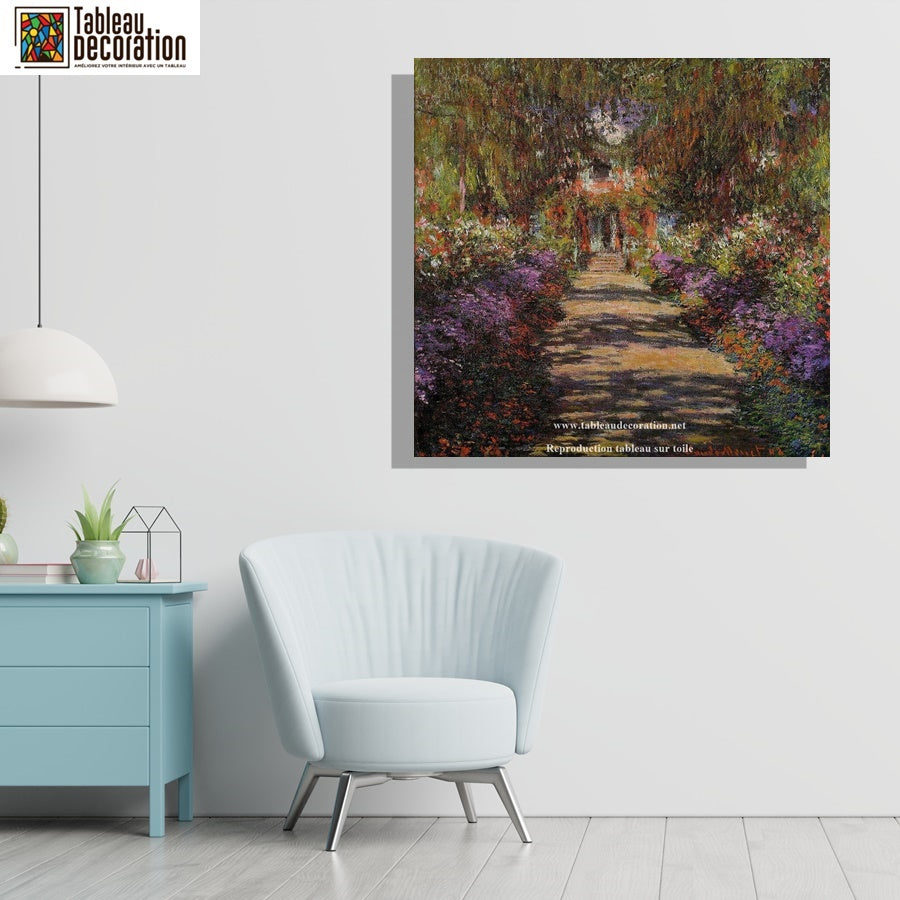 L'avenue - Monet tableaux Giverny