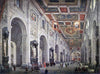 Intérieur de l'église San Giovanni in Laterano à Rome - Giovanni Paolo Panini