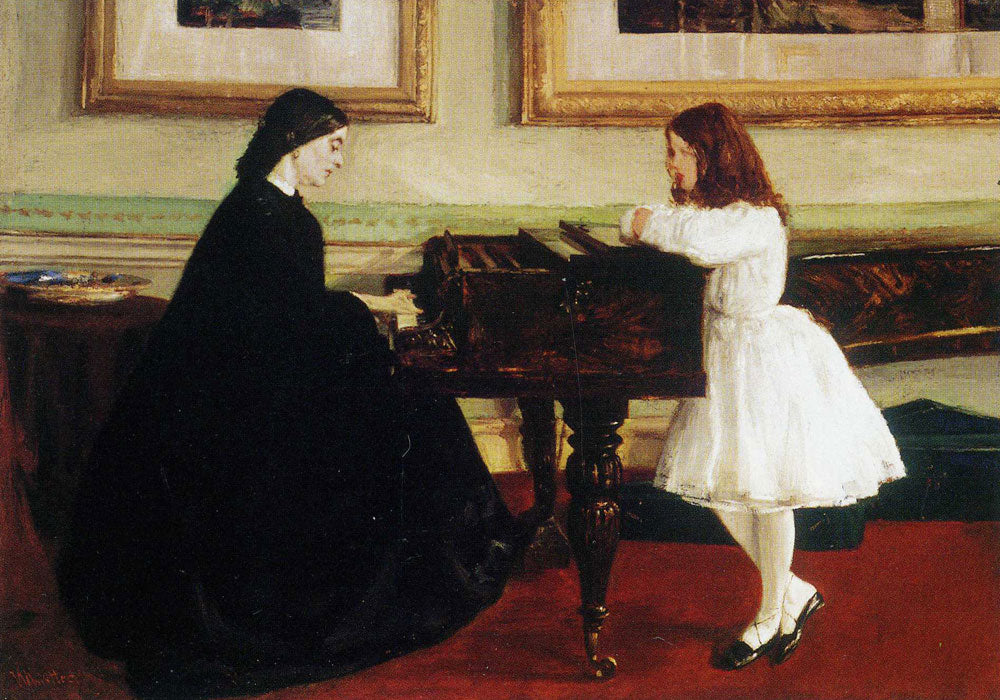 Au piano - James Abbott McNeill Whistler