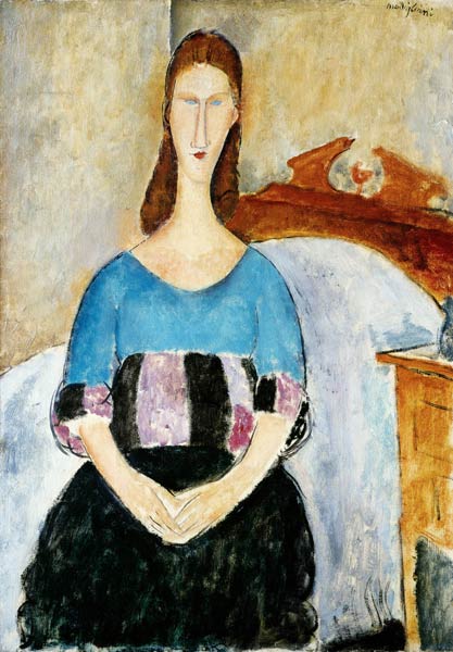 Jeanne Hébuterne en pull - Amadeo Modigliani