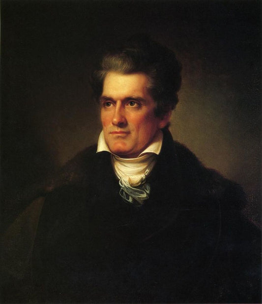 Portrait de John C. Calhoun, 1834 - Rembrandt Peale