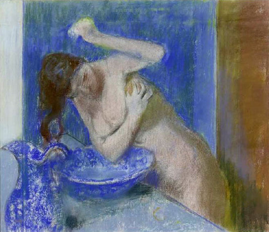 Jeune femme à leur toilette - Edgar Degas