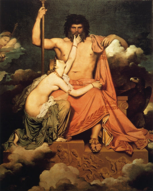 Jupiter et Thétis - Jean-Auguste-Dominique Ingres