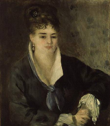 La dame en noir - Pierre-Auguste Renoir