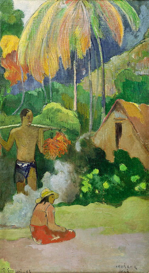 Paysage à Tahiti - Paul Gauguin