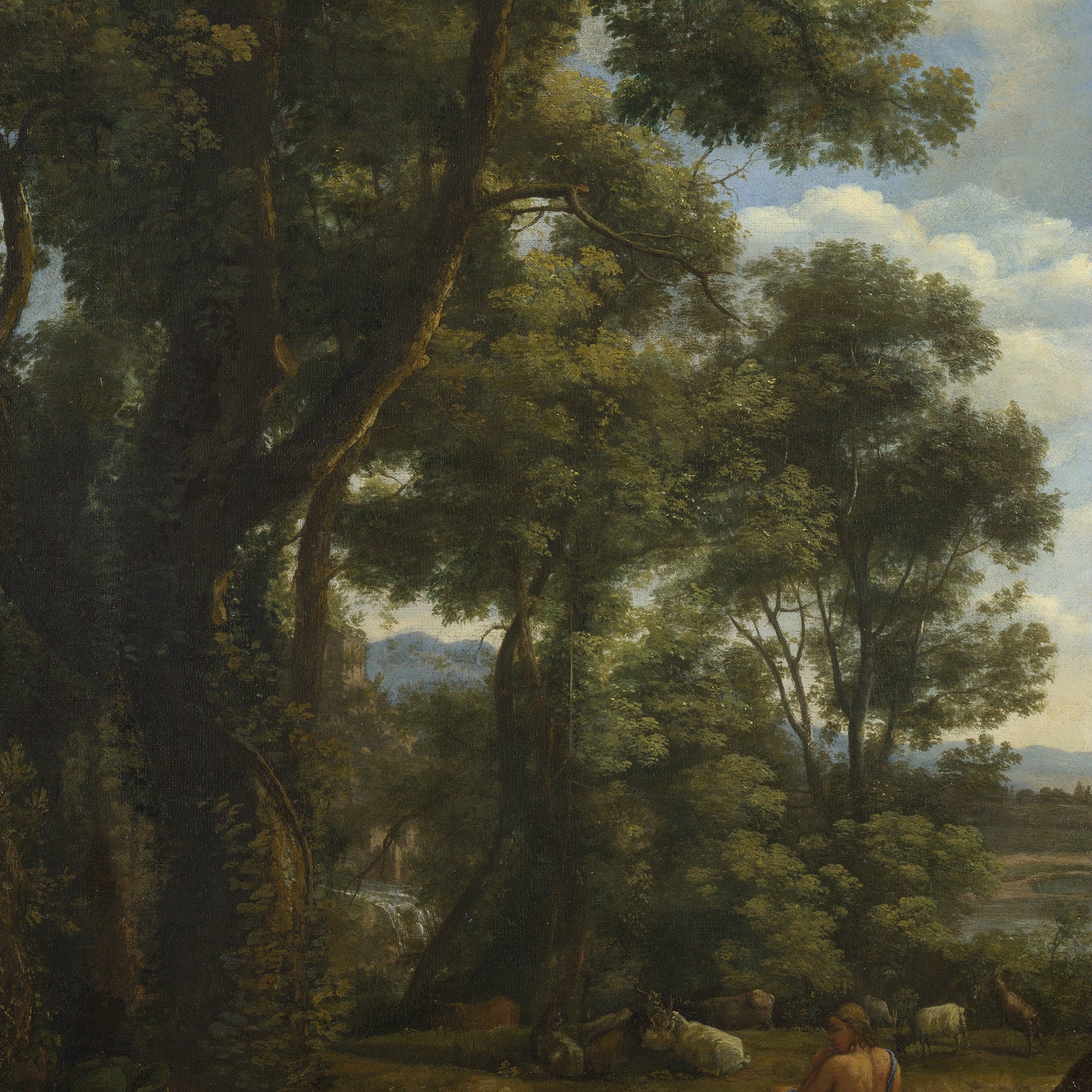 Landscape with Goatherd - Claude Lorrain