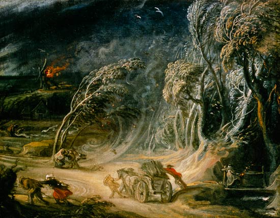 Paysage : Une tempête - Peter Paul Rubens