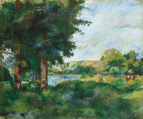 Paysage en Ile-de-France - Pierre-Auguste Renoir