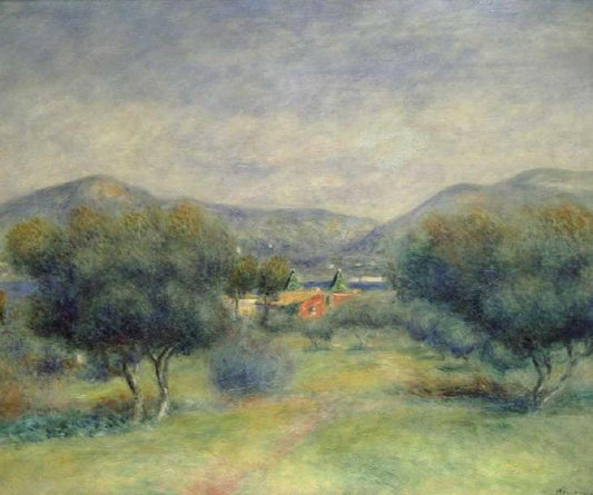 Paysage à Toulons - Pierre-Auguste Renoir