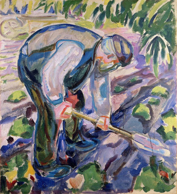 Le fossoyeur - Edvard Munch