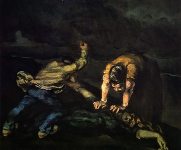 Le meurtre "L'Assassinat" - Paul Cézanne