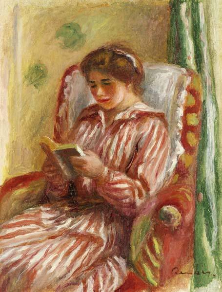 Gabrielle Lecture - Pierre-Auguste Renoir