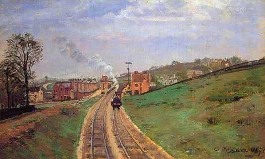 Gare de Lordship Lane, Dulwich - Camille Pissarro