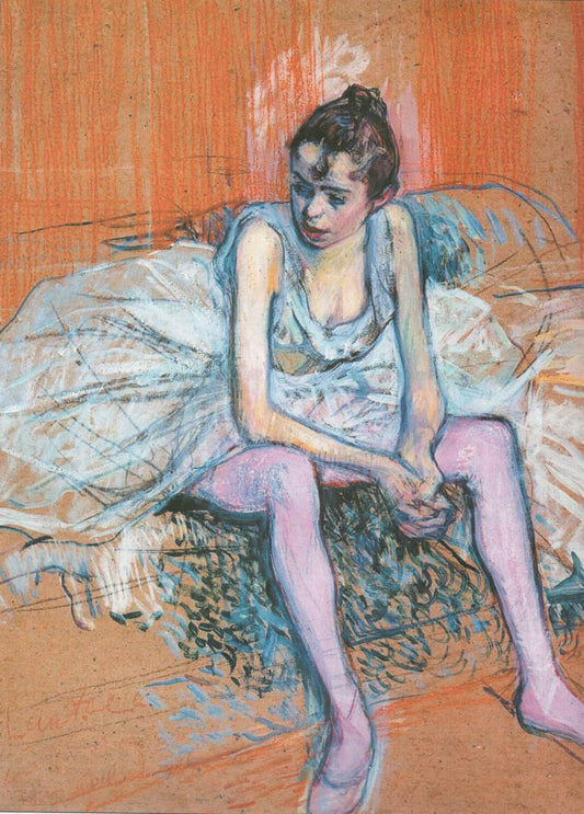 Danseur assis - Toulouse Lautrec