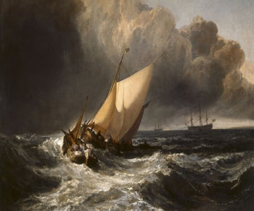 Bateaux hollandais dans la tempête - William Turner