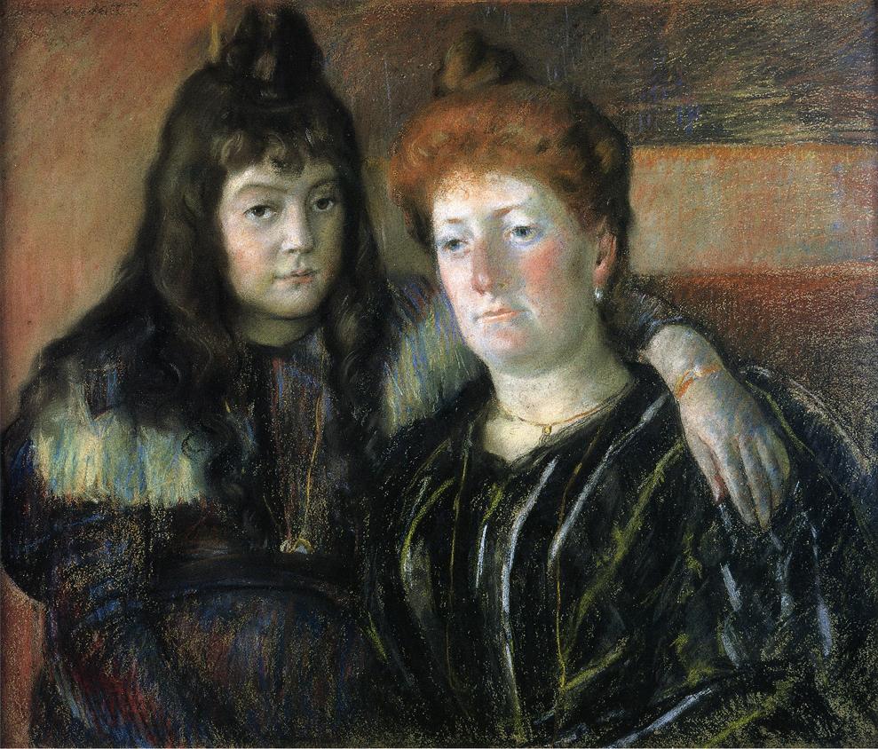 Madame Meerson et sa fille - Mary Cassatt