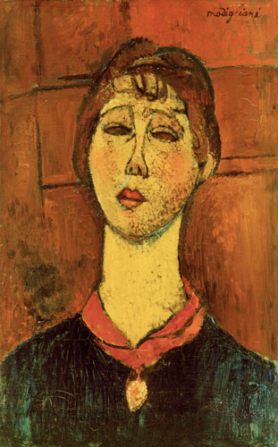 Portrait de Mme Blanche Dorivale - Amedeo Modigliani