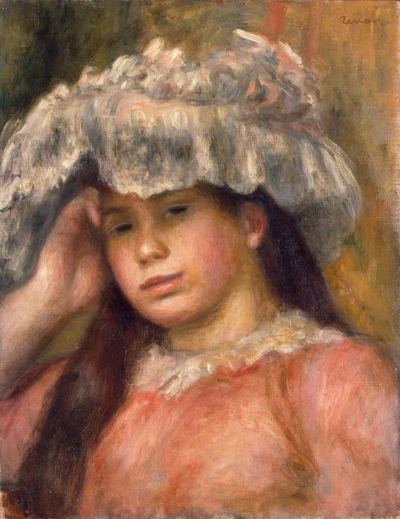 Jeune fille au chapeau - Pierre-Auguste Renoir