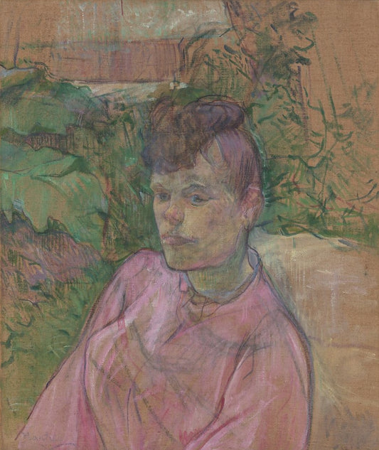 Femme dans le jardin de Monsieur Forest - Toulouse Lautrec