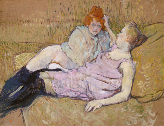 Le canapé - Toulouse Lautrec