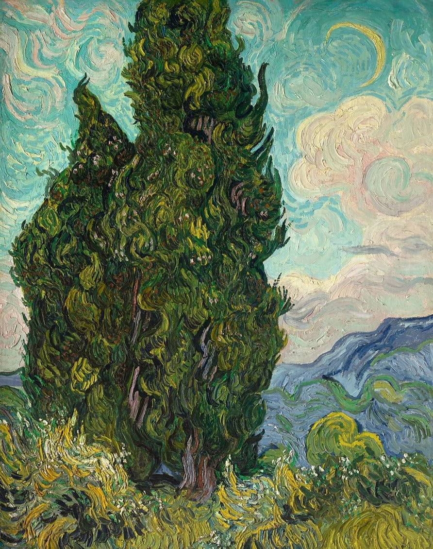 Les cyprès - Van Gogh
