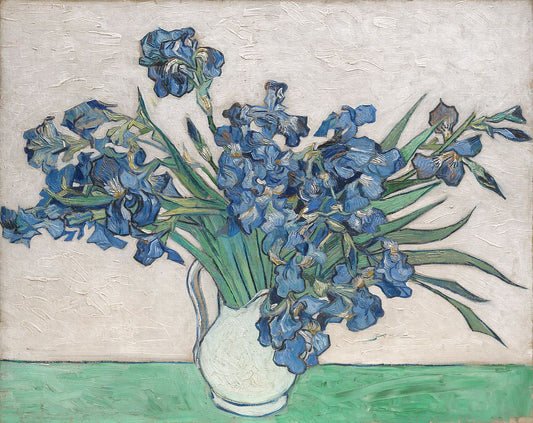 Vase d'iris - Van Gogh