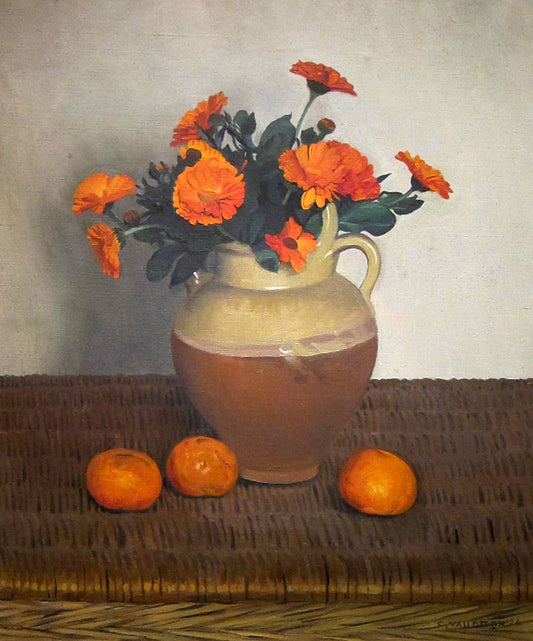 Soucis et mandarines - Félix Edouard Vallotton