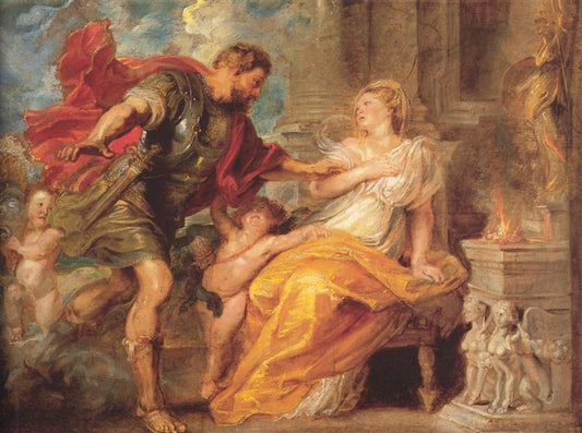 Mars et Rhea Silvia - Peter Paul Rubens