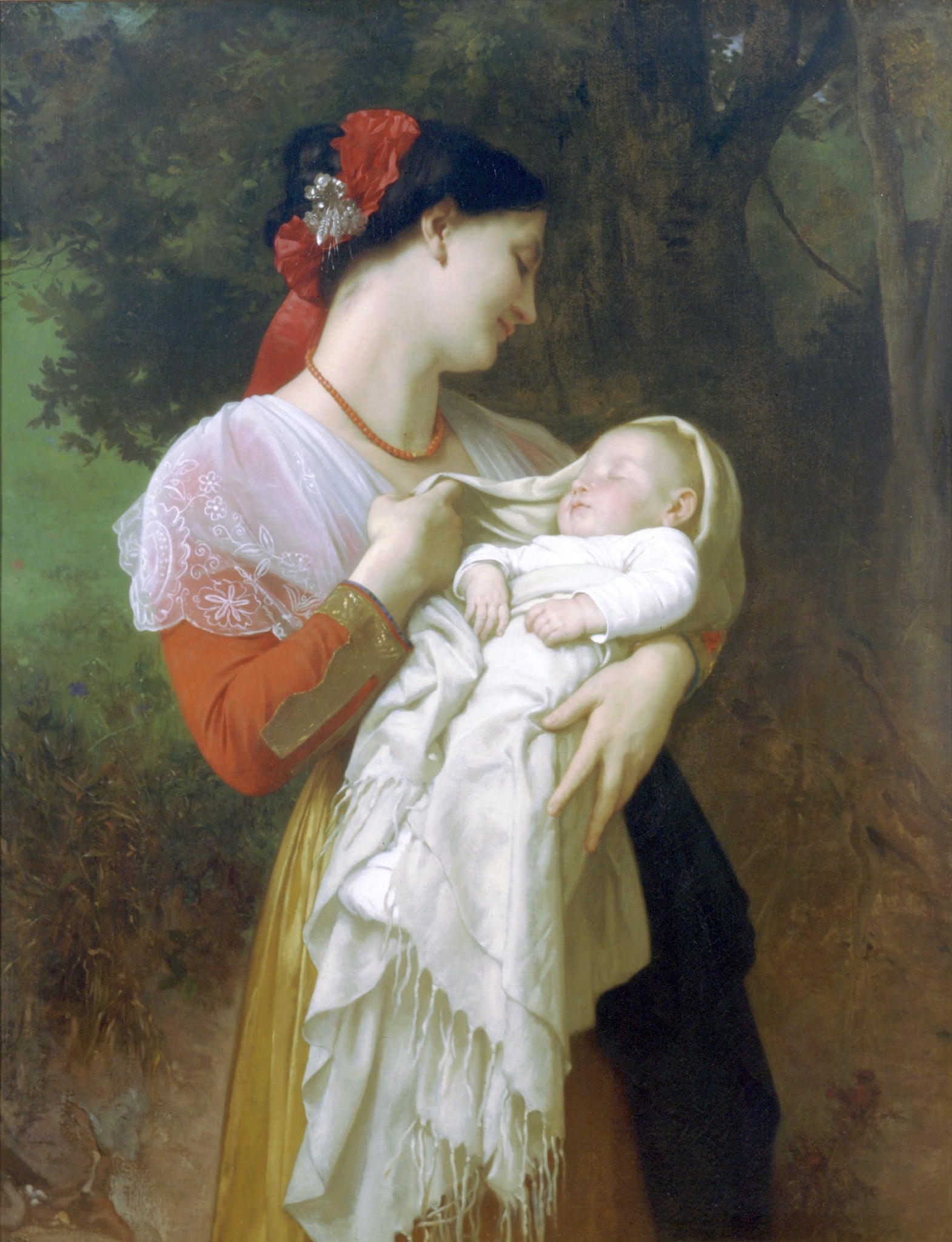Admiration maternelle - William Bouguereau