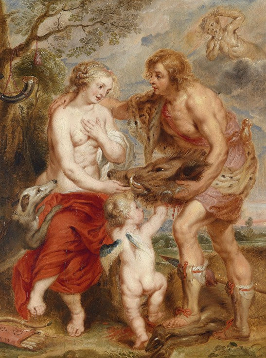 Meleager offre la tête de sanglier de Calydon à l'Atalanta - Peter Paul Rubens