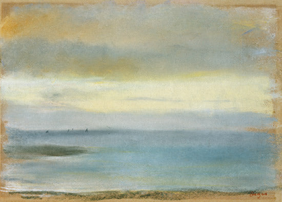 Coucher de soleil marin - Edgar Degas