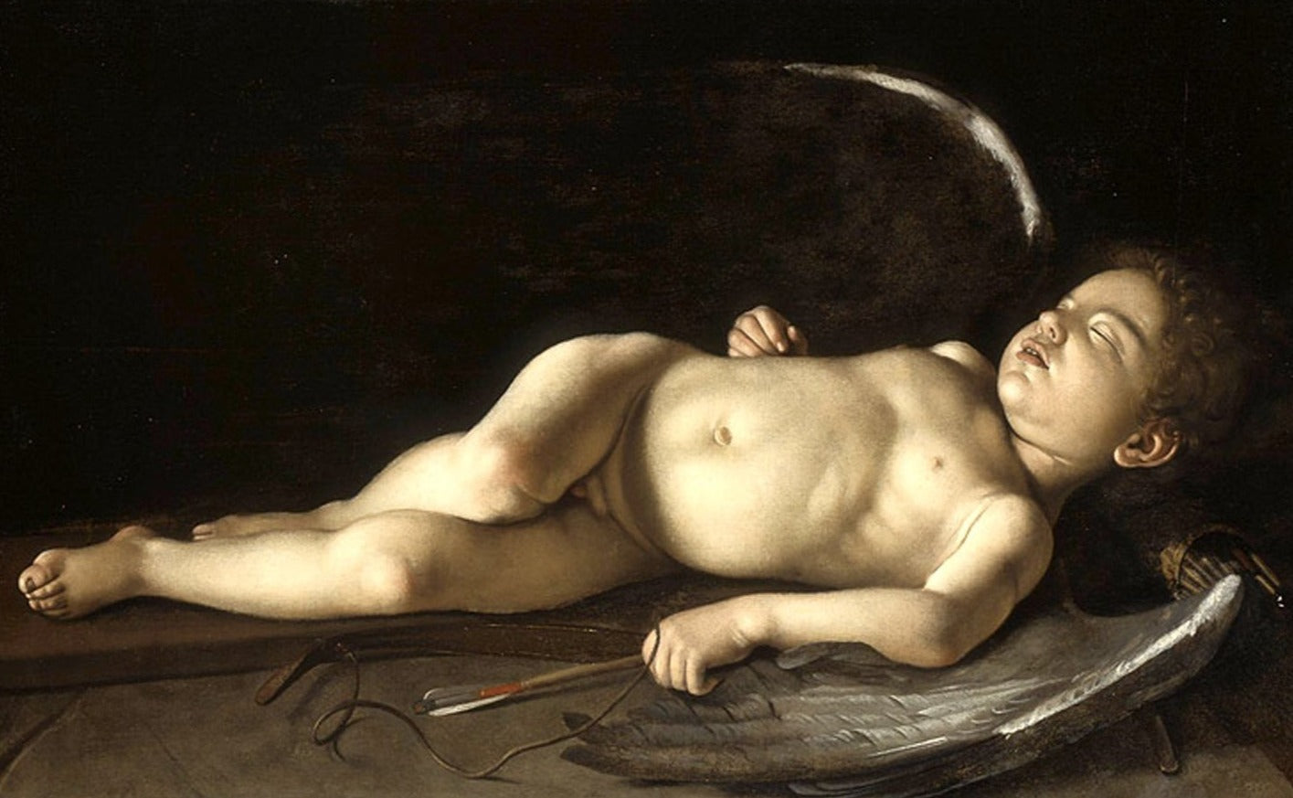 Cupidon endormi - Caravage