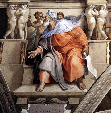 Plafond de la Chapelle Sixtine : le prophète Isaïe - Michel-Ange