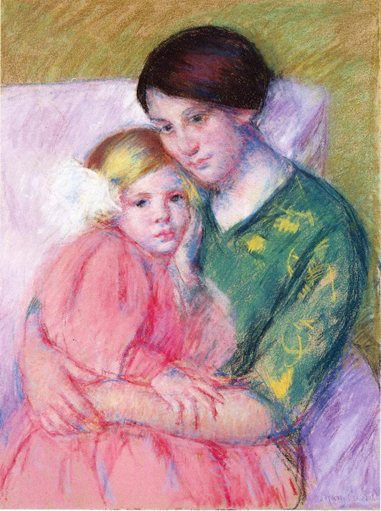 Lecture de la mère et de l'enfant - Mary Cassatt