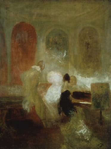 Musique dans le château East Cowes - William Turner