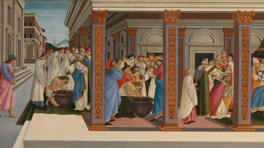 La jeunesse et le premier miracle du Saint Zenobius - Sandro Botticelli