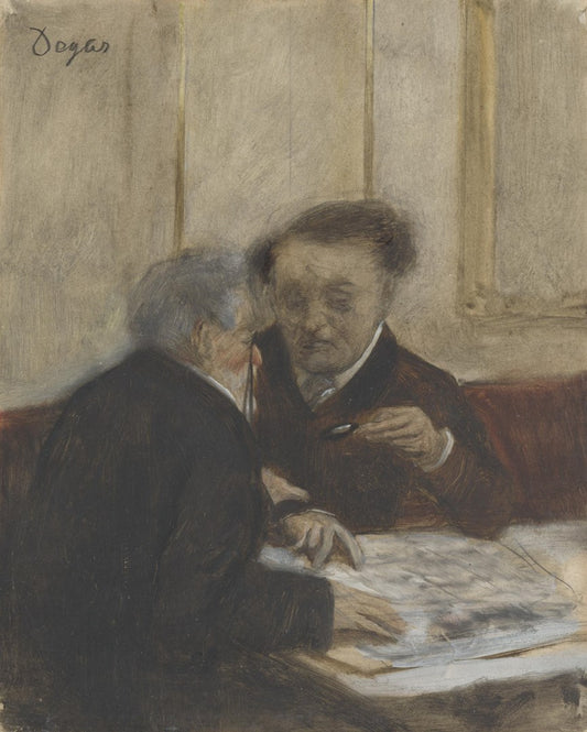 Au Café Châteaudun - Edgar Degas