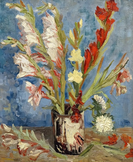 Vase avec glaïeuls - Van Gogh
