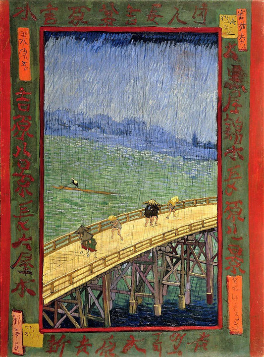 Pont sous la pluie - Van Gogh