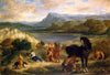 Ovid avec Scythes - Eugène Delacroix