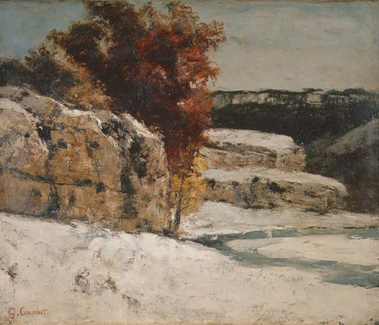 Paysage d'hiver - Gustave Courbet